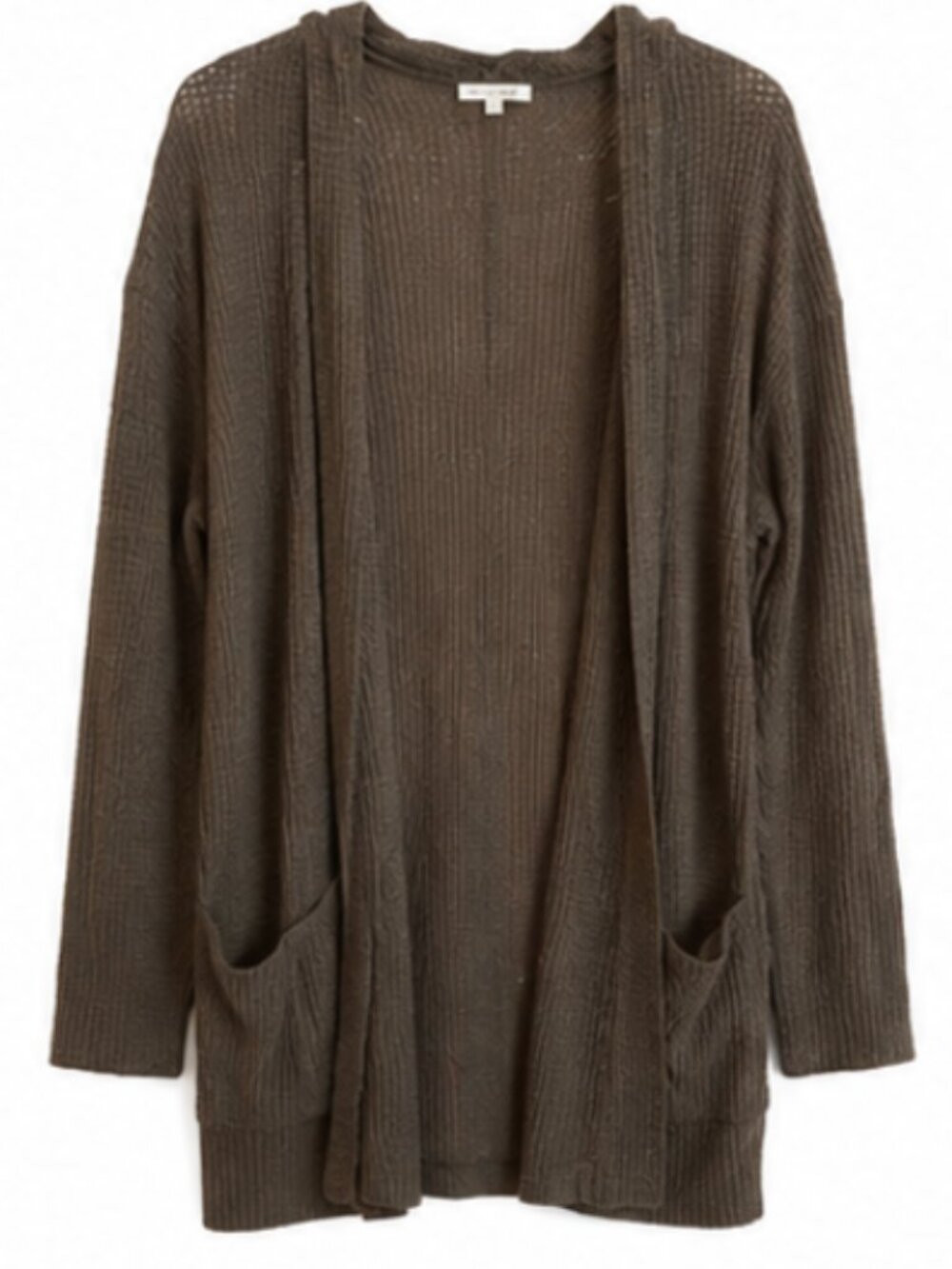Sienna Sky Olive Green Waffle Knit Cardigan